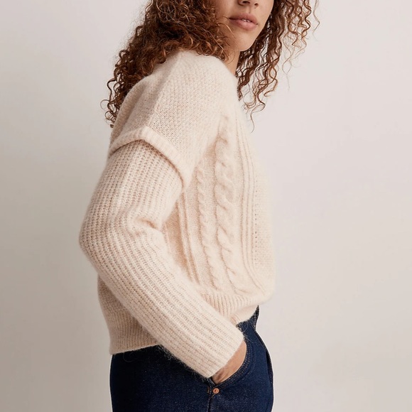Madewell Cable Havener Pullover Sweater - Picture 4 of 10